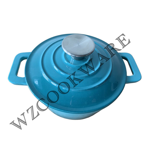 Non-Stick Heavy-Duty Enamel Cast Iron Dutch Oven Pot with Lid Suitable for Bread Baking