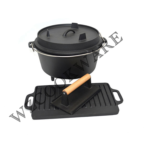 Pre-Seasoned Cast Iron Camp set