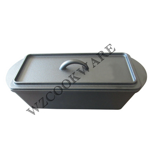 Cast Iron Bakeware Pan with Handles for Campfire or Home Kitchen