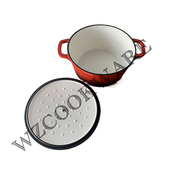 Kitchen Round Dutch Oven Stovetop Casserole Cookware Braising Pot