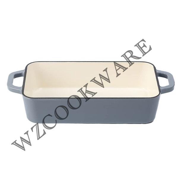 Enameled Cast Iron Pan For Baking and Roasting