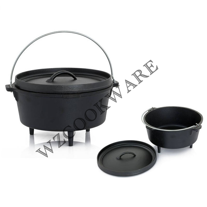 Cast Iron Covered Sauce Pot