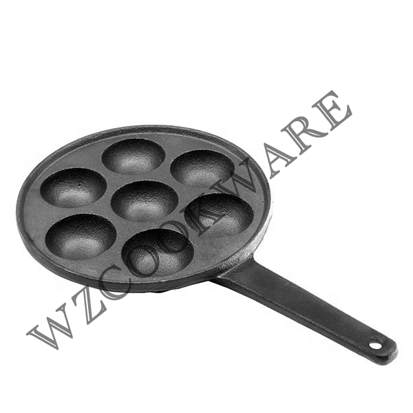 7 Holes Cast iron Baking Pan for Biscuits