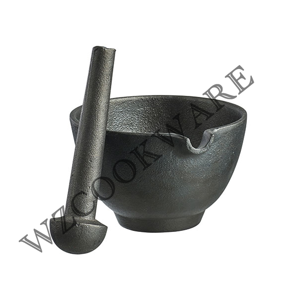 Cast Iron Mortar and Pestle Tool Set