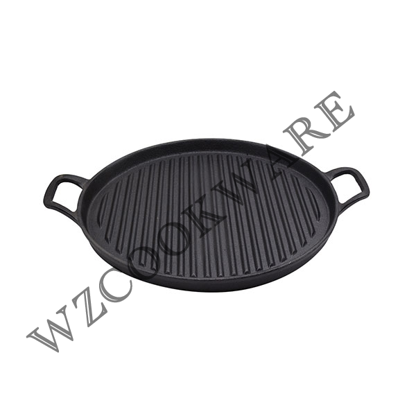 Cast Iron Grill Pan, Pre-Seasoned Cast Iron Griddle Pan