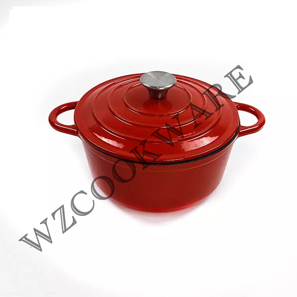 Enameled Cast Iron Dutch Oven with Self Basting Lid